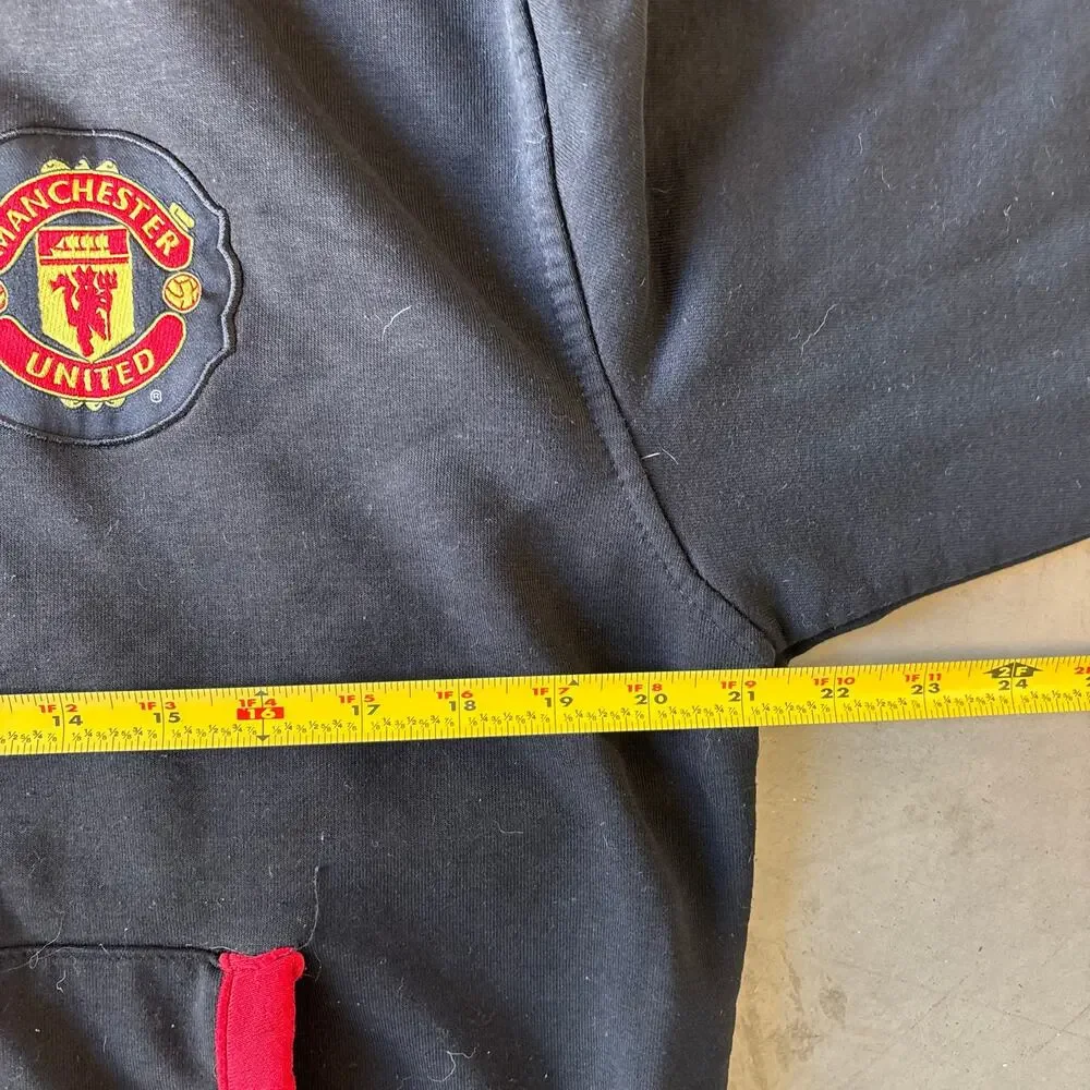 y2k vintage manchester united zip up jacket